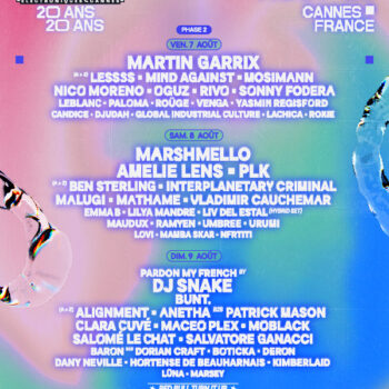 Festival les plages Electroniques Cannes