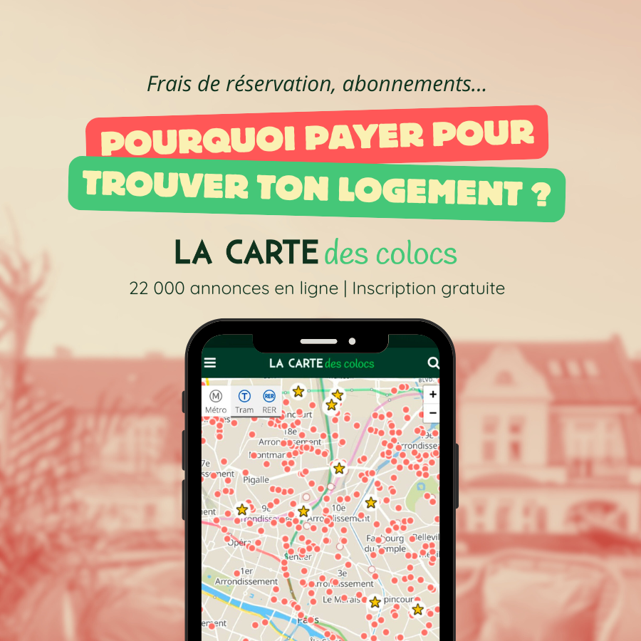 Carte des colocs