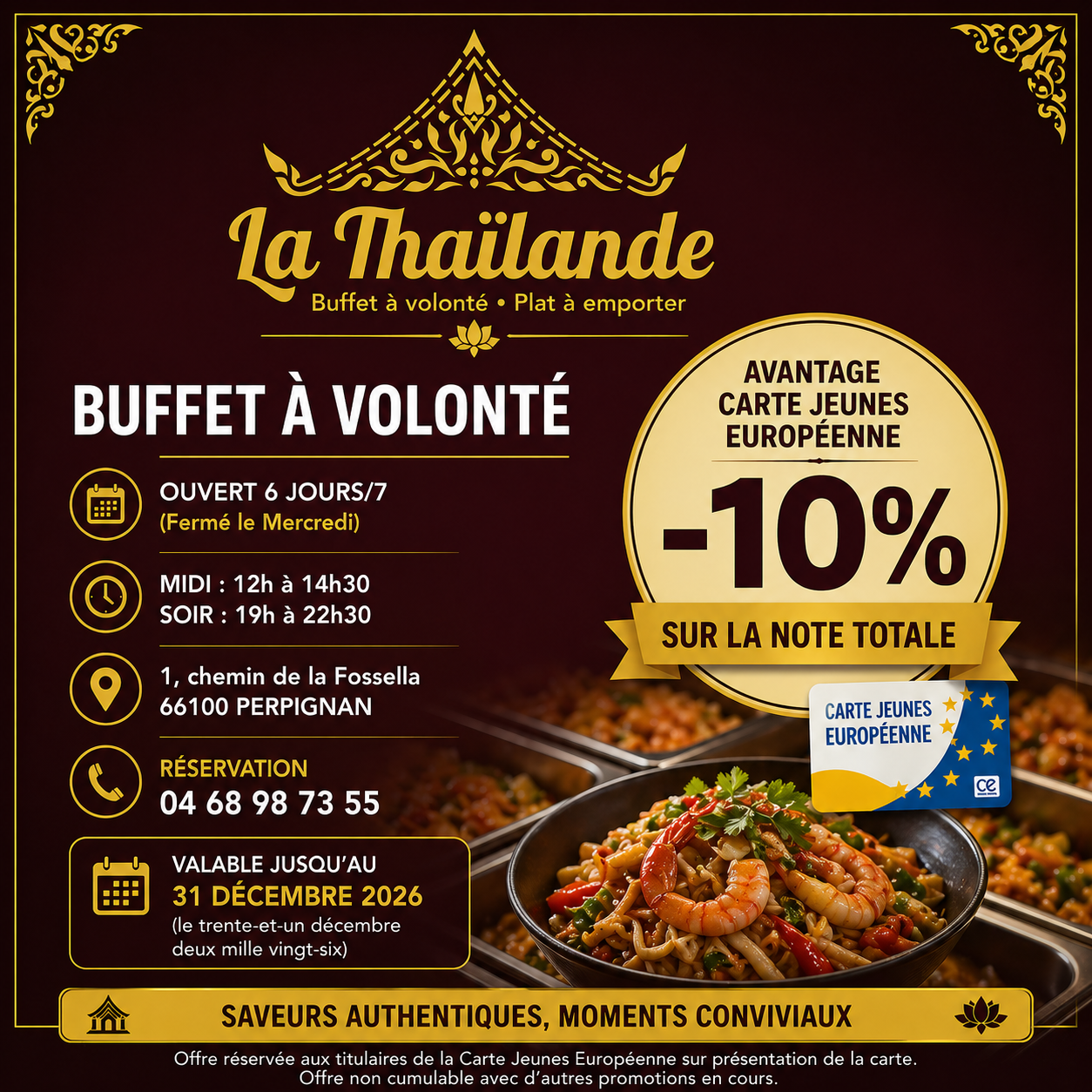 Restaurant La Thaïlande